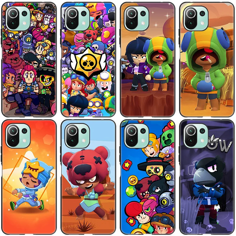 stars game clow phone case for xiaomi mi poco x3 nfc f3 gt m3 11i 11 ultra 10t pro a2 11 lite redmi k40 k20 7a black soft cover free global shipping