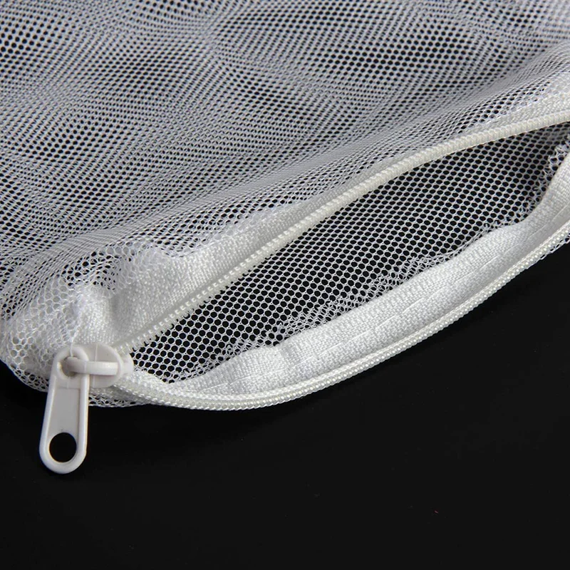 

24 Pieces of Aquarium Filter Bag Media Mesh Filter Bag Reusable Mesh Bag for Granular Carbon, Bioball White and Black