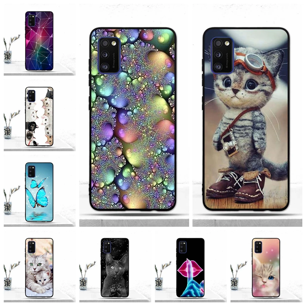 

Silicone Case For Samsung Galaxy A41 Case Cover Soft TPU Back Cover For Samsung A41 A 41 A415 SM-A415 GalaxyA41 6.1" Phone Cases
