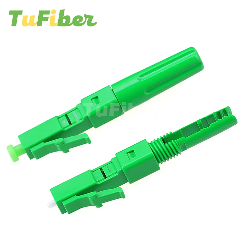 FTTH LC UPC and LC APC Single-Mode Optical Fiber Quick Connector LC Fiber Optic Fast Connector Assembly