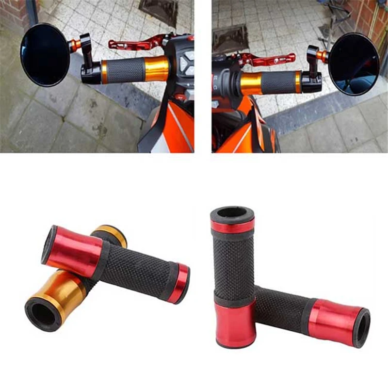 Резиновые гоночные мото rcycle Аксессуары dirt pit bike 22 мм часть moto grip для cross руль|Руль