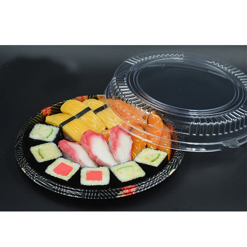 25 шт. Одноразовые Круглые миски для суши 28 см|takeout boxes|sushi boxsushi dishes |