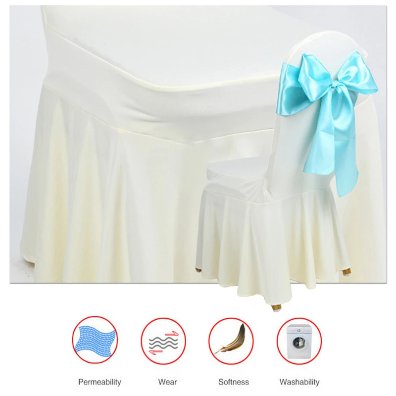 Современные декоративные чехлы для стульев из спандекса эластичный чехол