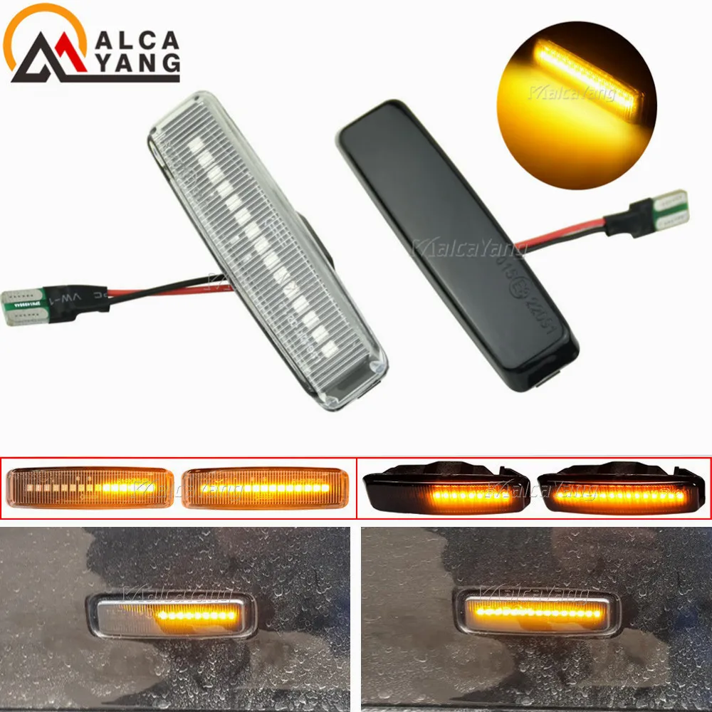 

1Pair Flasher Dynamic Blinker Indicator LED Turn Signal Light Side Marker Sequential Lamp For BMW 5 Series E39 1995-2003 M5
