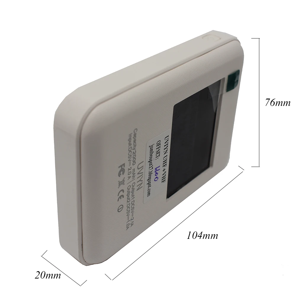 

DXIYN UV Wifi Repeater Function Digital Hotsopt MMDVM support DMR P25 YSF QSO 2000mah 18650 Battery power bank Without screen