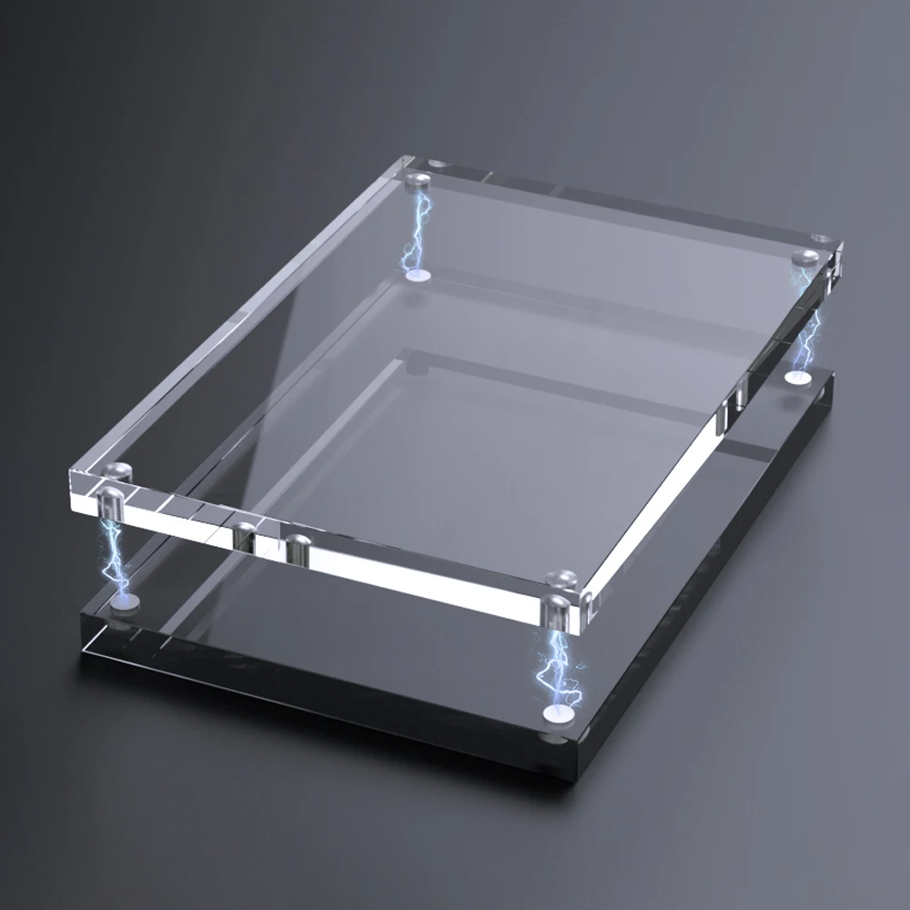 Популярный самолет магнит 55x90 мм акриловый ценник стенд для чего либо цифровой