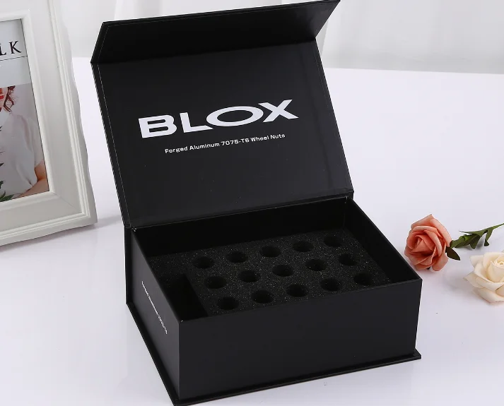 Роскошный дизайн магнитная Подарочная коробка шафрановые упаковочные коробки с