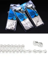 mountain bike chain6 7 8 9 10 11 12s speed mountain bike electroplated silver chain 242730 variable speed bicycle accessories