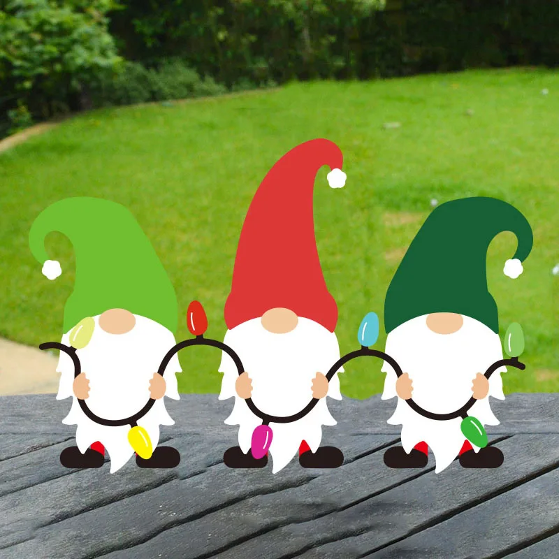 

Metal Cutting Dies New 2021 Christmas Gnome Set Diy Scrapbooking Greeting Card Album Birthday Light Dies