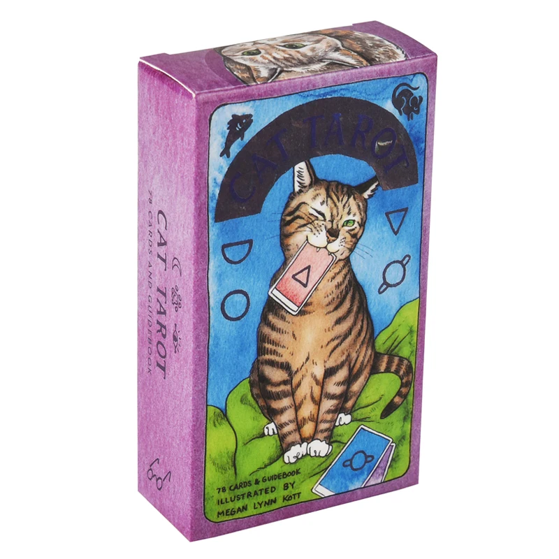 

Cat Tarot Cards Game Party Playing Tarot Cards Whimsical and Humorous Tarot Deck Stocking Stuffer for Kitten Lovers
