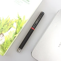 luxury quality metal black red fountain pen financial office student school stationery supplies ink pens