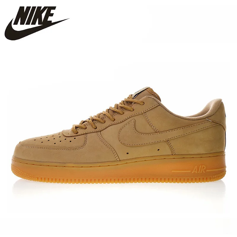 Новинка, высокое качество, Nike Air Force 1, низкая 07, Льняная мужская и женская обувь для скейтбординга, уличные кроссовки, амортизация, AA4061 200