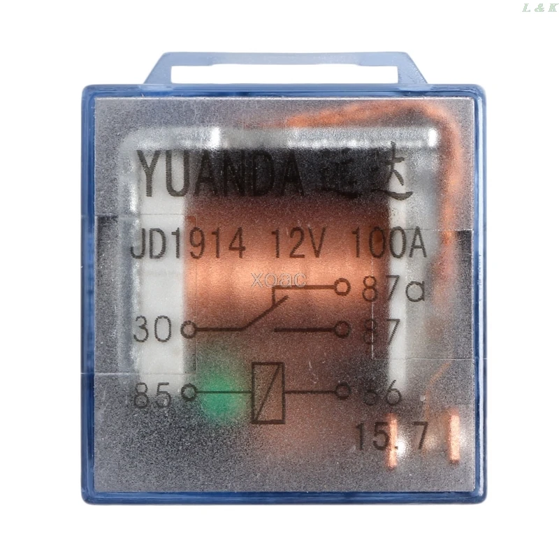 Водонепроницаемый Автомобильный реле 12 в 100 А 5Pin SPDT Автомобильное устройство