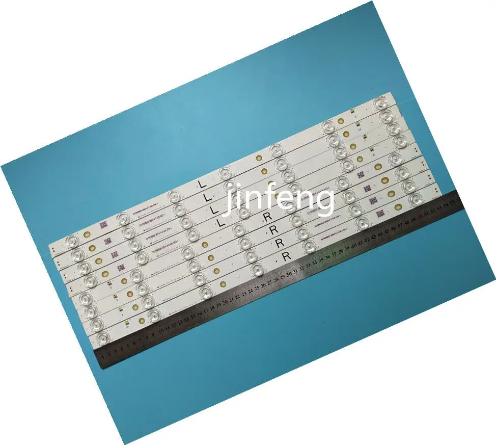 

100% New 16pcs/Kit LED strips for PANASONIC TV TX 55DX600E TH 55DX650M TX 55AX630B TX 55DS500E TB5509M V0 00 TB5509M V1 00