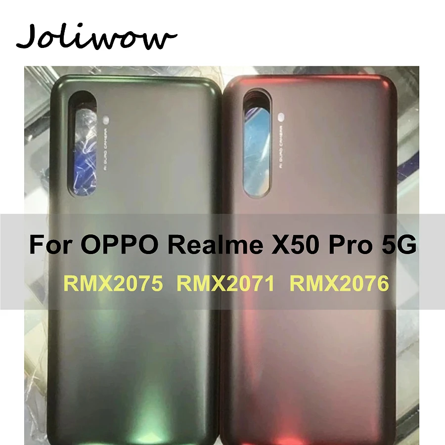 

6,41 "оригинальный Joliwow для OPPO Realme X50 Pro 5G задняя крышка батарейного отсека задняя крышка корпуса для Realme X50 Pro 5G Крышка батарейного отсека