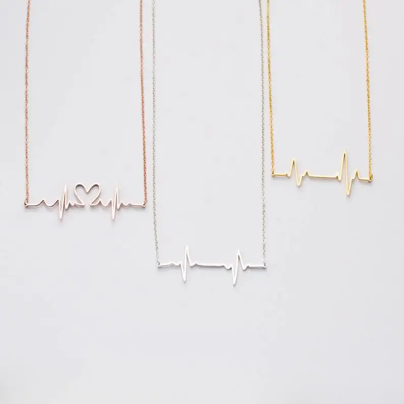 Ожерелье с сердцебиением Duoying на заказ ювелирное изделие медсестры ожерелье