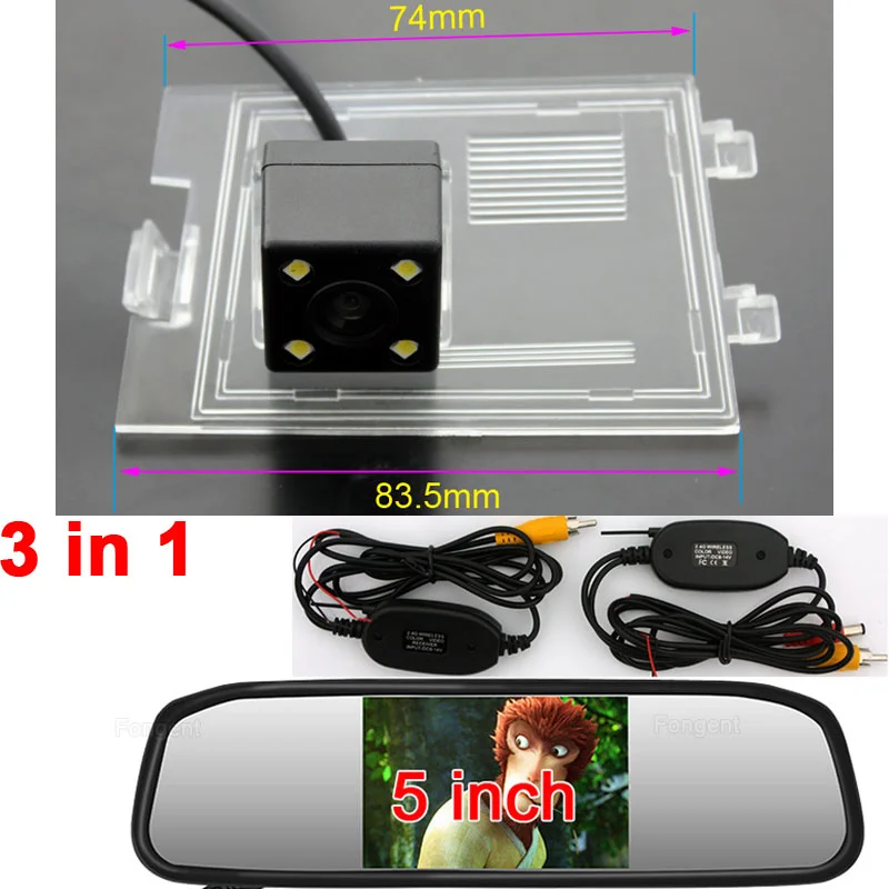 Автомобильное зеркало заднего вида парковочная Беспроводной автомобиля