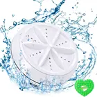 Складная Стиральная машина, портативная мойка-ведро, мини-турбо стиральная машина, звуковая мини-турбинная мойка для бюстгальтеров