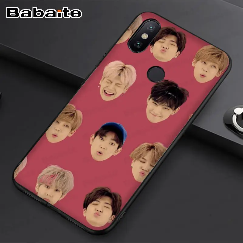 GOT7 JinYoung Jackson Mark черный мягкий силиконовый чехол для телефона из ТПУ redmi 5plus note7 5A 6pro