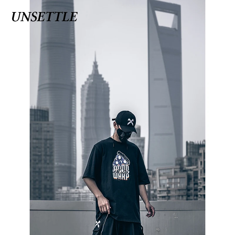 UNSETTLE 2020SS футболки Harajuku мужские/женские летние хип хоп с забавным принтом Медузы