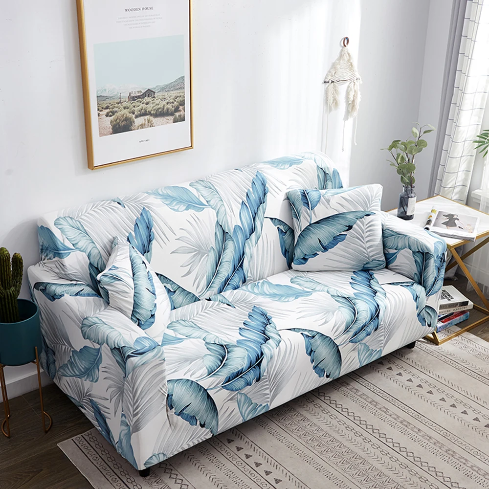 1/2/3/4seats Elastic Spandex Sofa Cover Tight Wrap All-inclusive Couch For Living Room Sectional Case Patio Furniture | Дом и сад