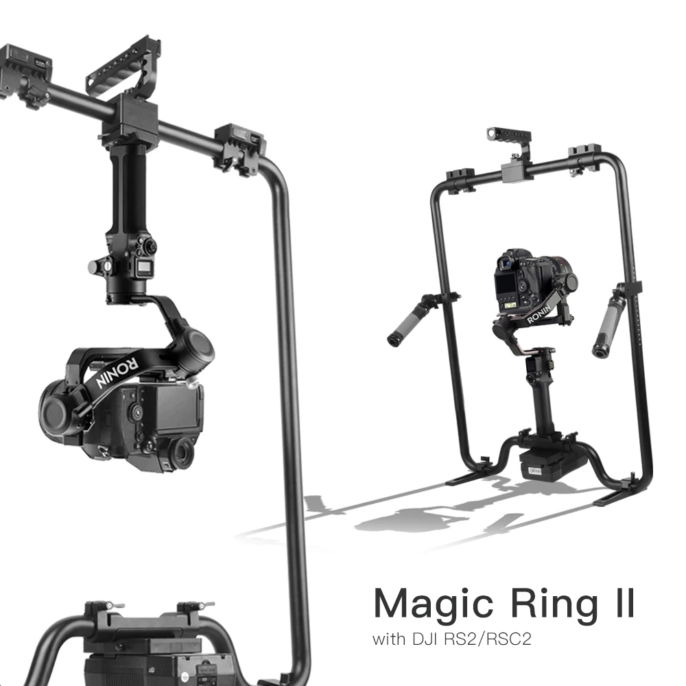 

DIGITALFOTO Magic RING II Handheld Ring With Top Handle For ZHIYUN Crane 3S 2S DJI Ronin S/SC RS2 Gimbal Stabilizer Support ring