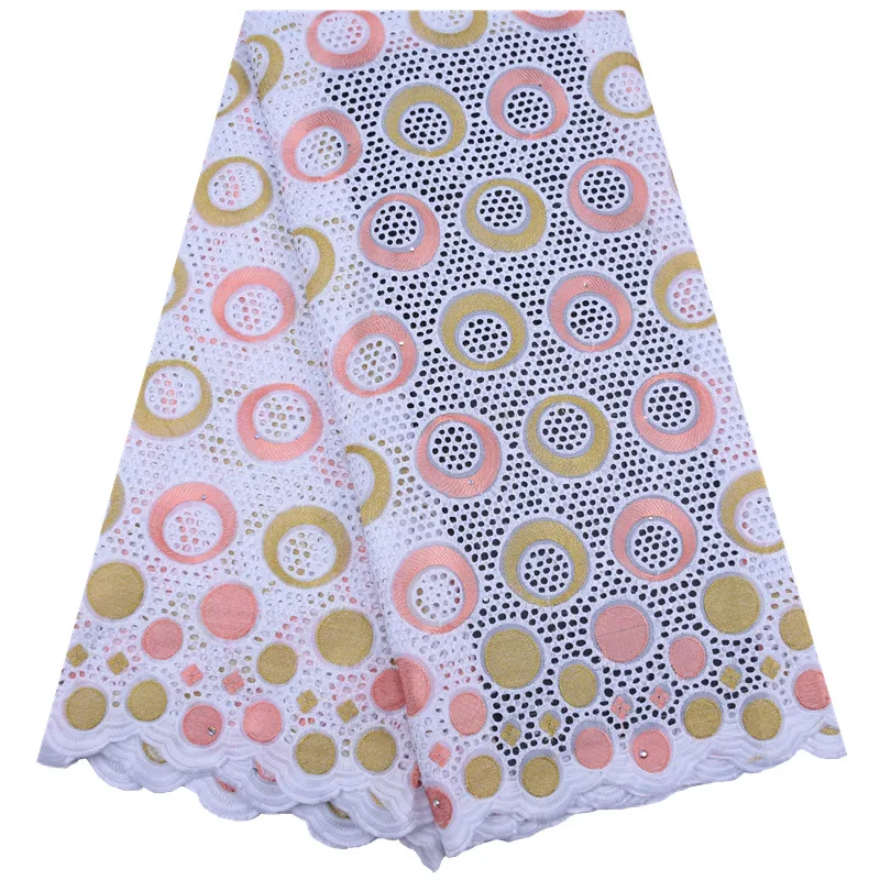 5 ярдов Дубайский нигерийский тюль кружевная ткань вышитая 2019