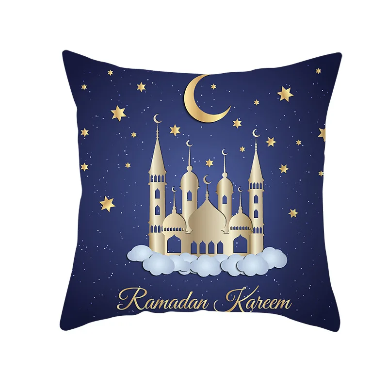 Мусульманский Рамадан кареем фонарь фестиваль наволочка с принтом автомобиль