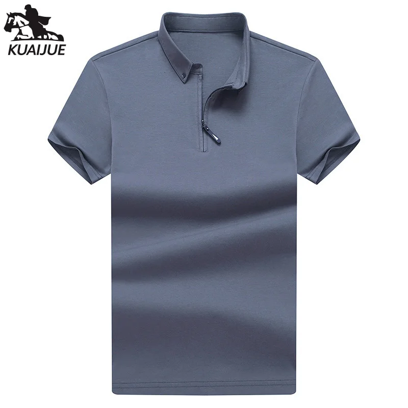 

polo shirt men 2021 Summer new Solid color youth Top Men's short-sleeved polo shirt Mens business casual polo shirt M-4XL 1185