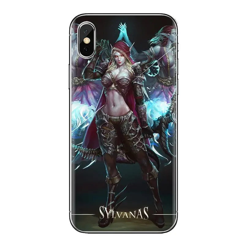 Чехлы для телефонов samsung Galaxy S2 S3 S4 S5 MINI S6 S7 edge S8 S9 Plus Note 2 3 4 5 8 Coque Fundas WOW World of Warcraft Sylvanas