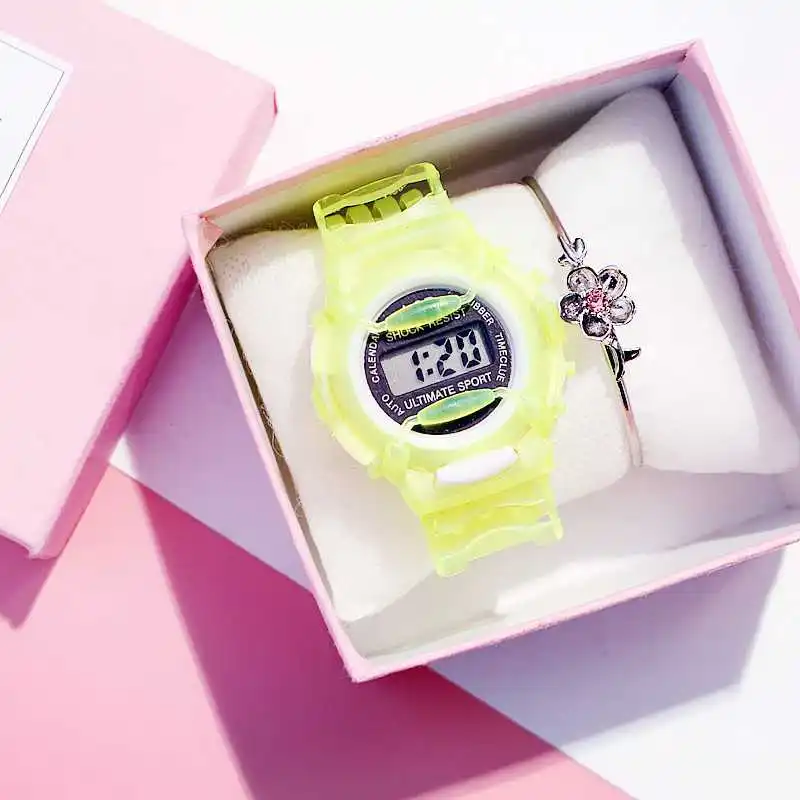 Детские наручные часы 5 цветов детские силиконовые для мальчиков и девочек Милые