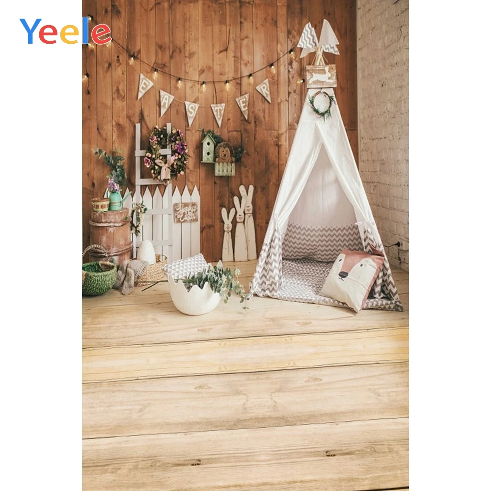 Виниловый фон для студийной фотосъемки новорожденных с изображением весеннего