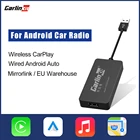 Carlinkit беспроводной Apple CarPlay Android Авто Carplay смарт-соединение USB-ключ для Android навигационный плеер Mirrorlink IOS 14