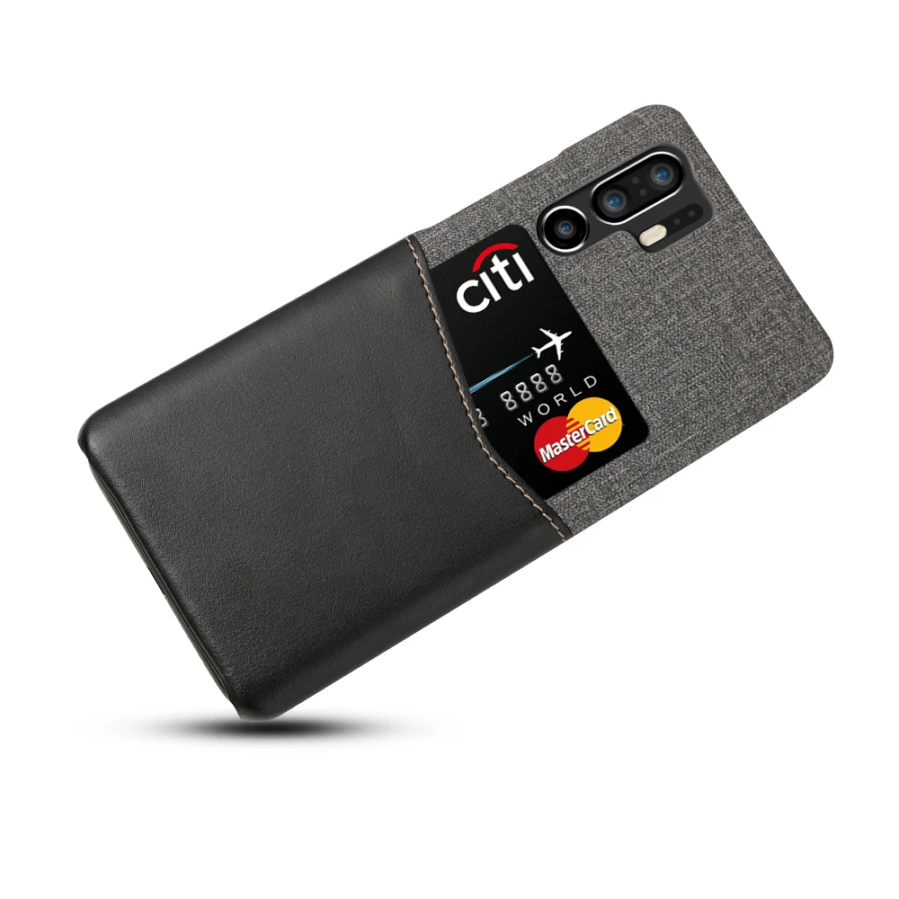 Card Slot Case for Huawei Mate 20 30 Pro Ultra Thin Slim P20 P30 Fashion Business Shockproof Back Cover |