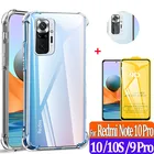 Прозрачный силиконовый чехол Redmi Note 10 Pro Note10 Pro Max чехол Оригинал противоударный чехлы Xiaomi Redmi Note 10Pro Note10Pro Мягкая силиконовый чехол сяоми редми 10 про чохол