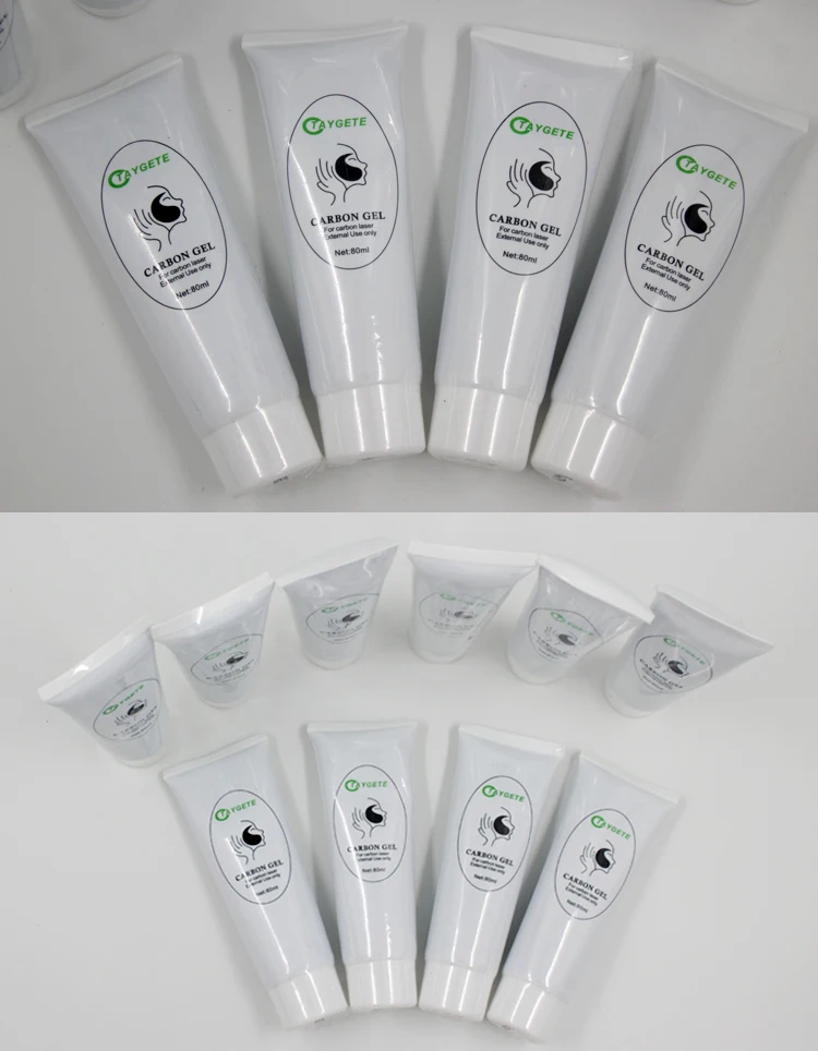 

6pcs Nd yag laser Soft carbon gel shrink laser carbon cream lotion for skin rejuvenation work for opt beauty salon equipment