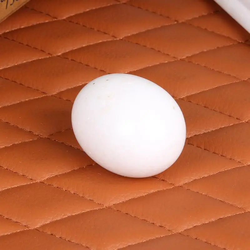 Натуральный белый нефрит драгоценный камень яйцо Кристалл лечебная Сфера массаж