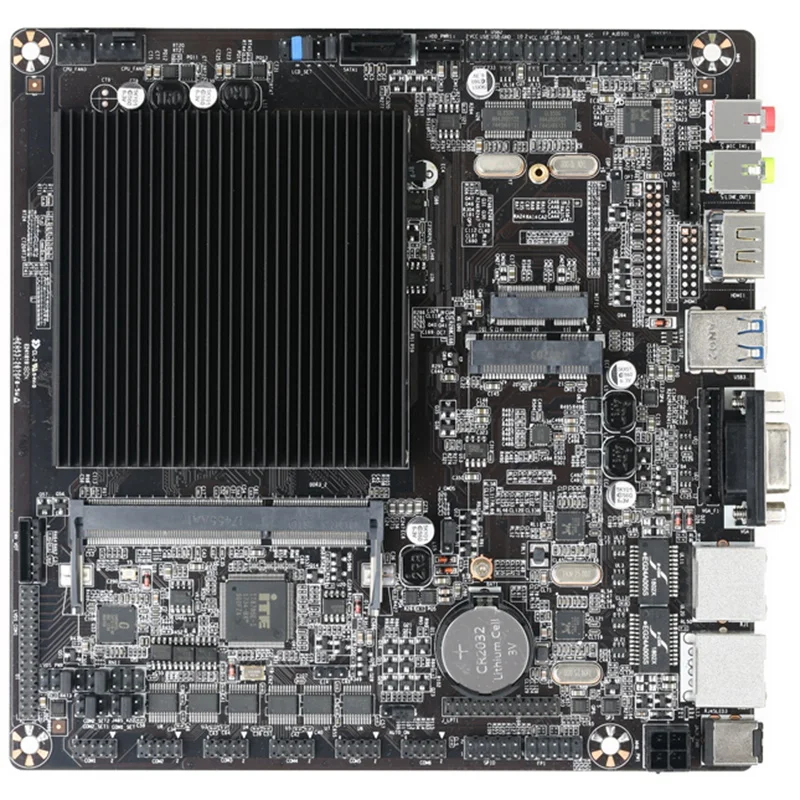 Realan процессор Intel Celeron J1900L2 Настольный ПК мини Itx материнская плата с двумя Lan