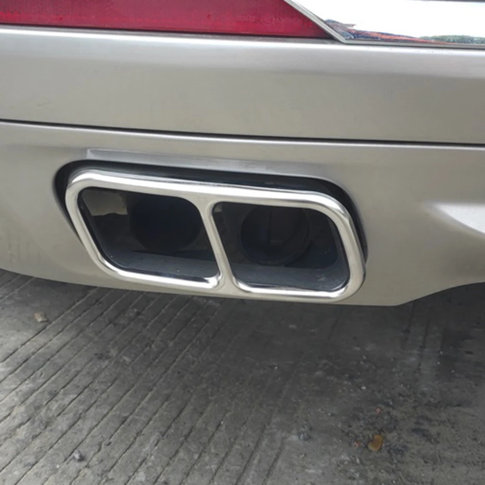 2 шт. автомобильный глушитель выхлопной трубы задний наконечник отделка крышки