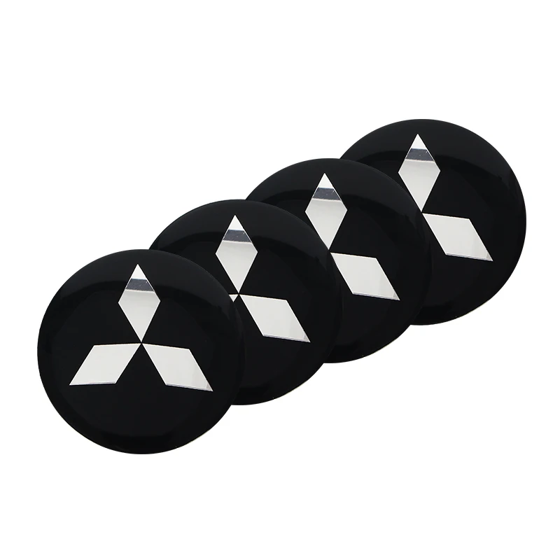 4 шт. 56 мм колпачки для центральной ступицы колеса наклейки Mitsubishi lancer asx outlander pajero