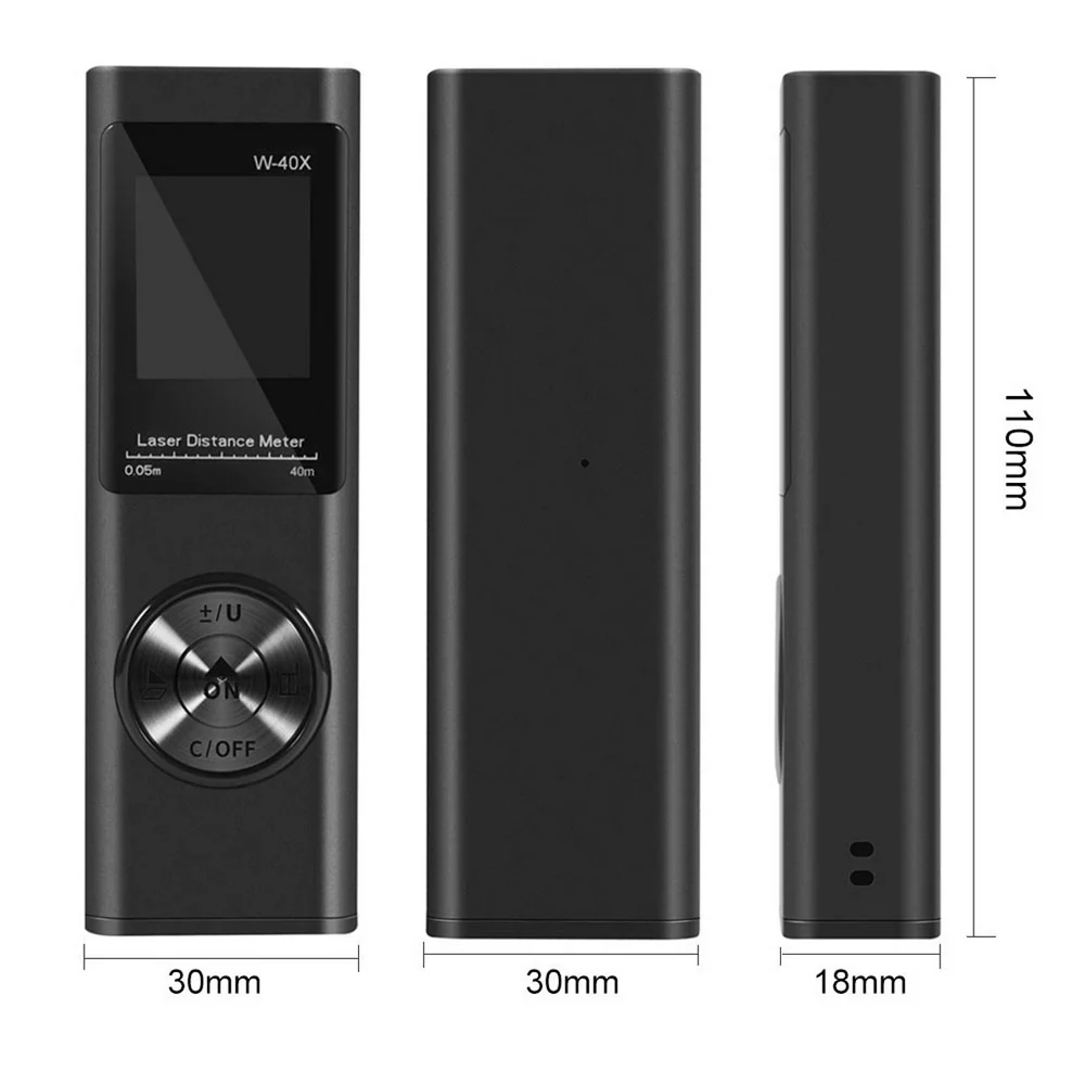 40/60/80 м умный цифровой лазерный дальномер портативный USB зарядный Мини Ручной