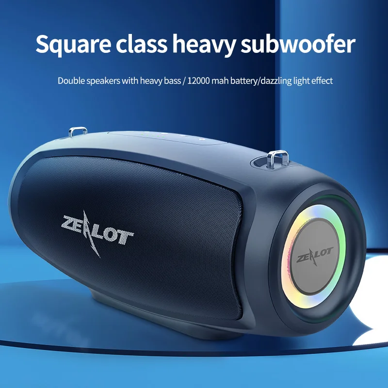 Bluetooth-Колонка Zealot S37S 60 Вт с усилителем класса D | Электроника