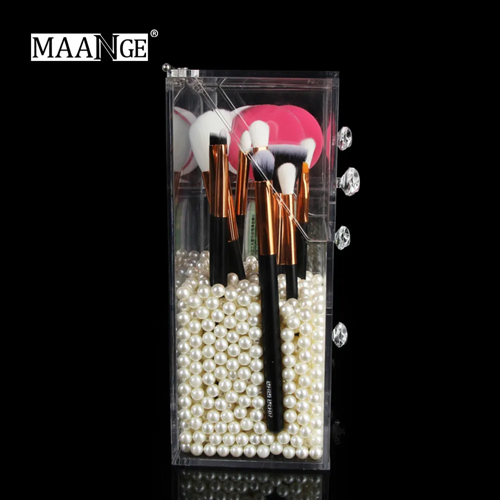 HSU 2019 Новое поступление для девочек прозрачная Косметика макияжа Органайзер