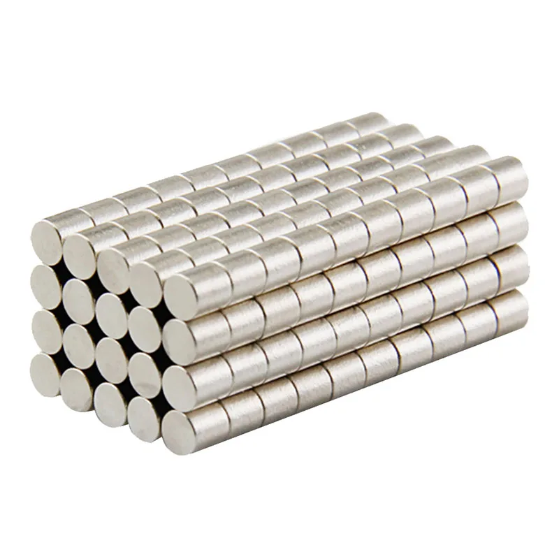 

500pcs 3x3 mm Neodymium magnet Rare Earth small Strong Round permanent 3*3 mm fridge Electromagnet bulk NdFeB nickle magnetic