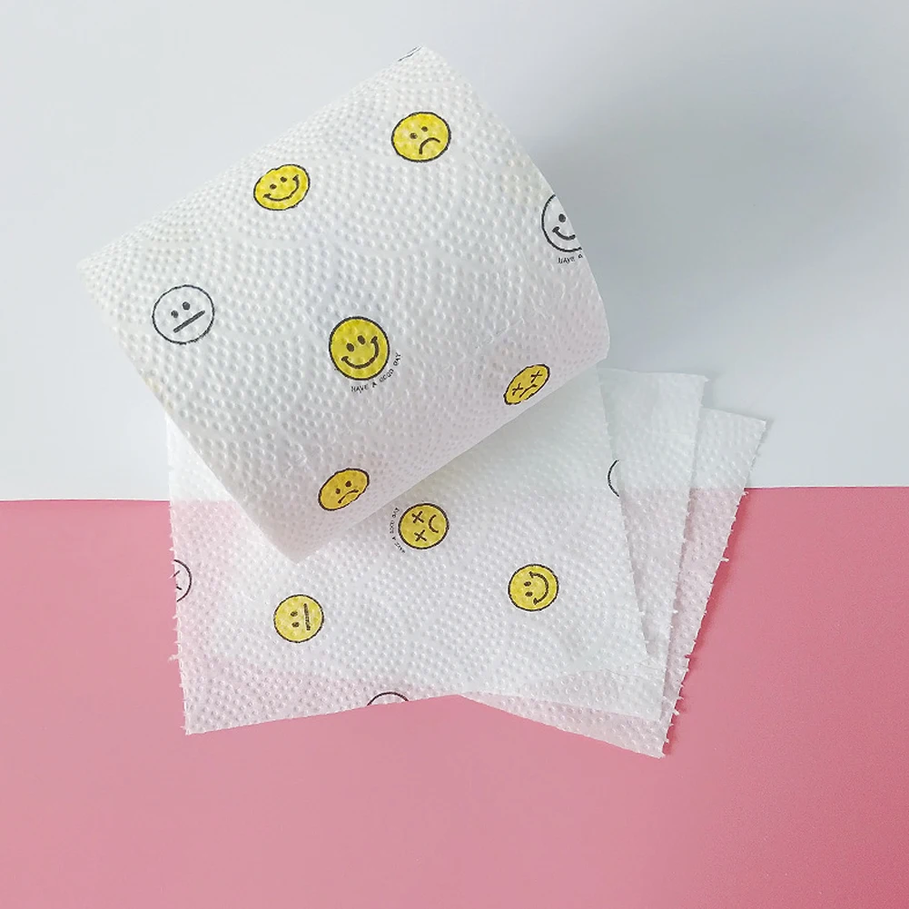 1 рулон с мультяшным принтом одноразовая салфетка для чистки кухни мытья посуды