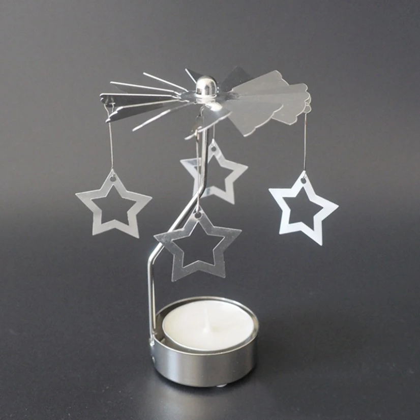 Металлический большой подсвечник для Горячая вращающаяся крутящаяся вращения