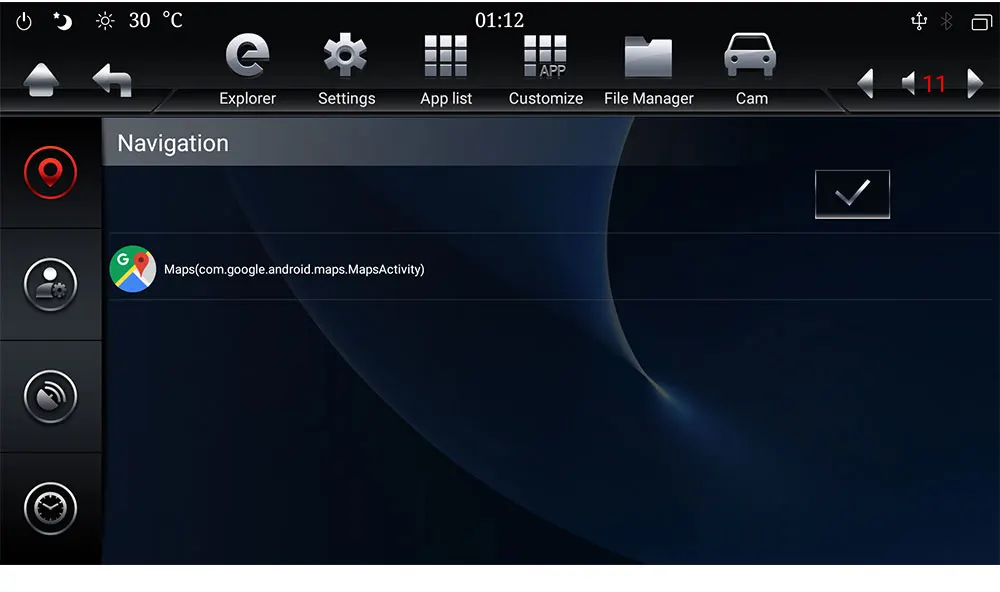 12,8 дюймов ips экран 4 Гб+ 32 ГБ Android 8,1 универсальный автомобильный Радио Стерео gps навигация для Kia hyundai Toyota Honda Nissan Wifi 4G