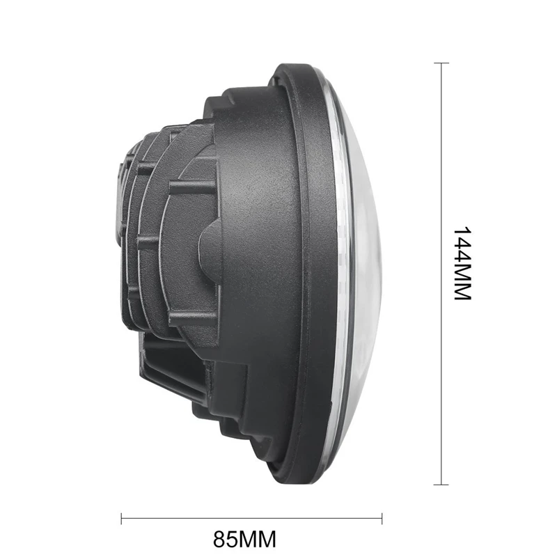 5-3/4 5,7" RGB Halo светодиодный налобный фонарь для мотоцикла DRL для уличного Боба, спортстера, Wide Glide, Dyna, Softail, Iron 883