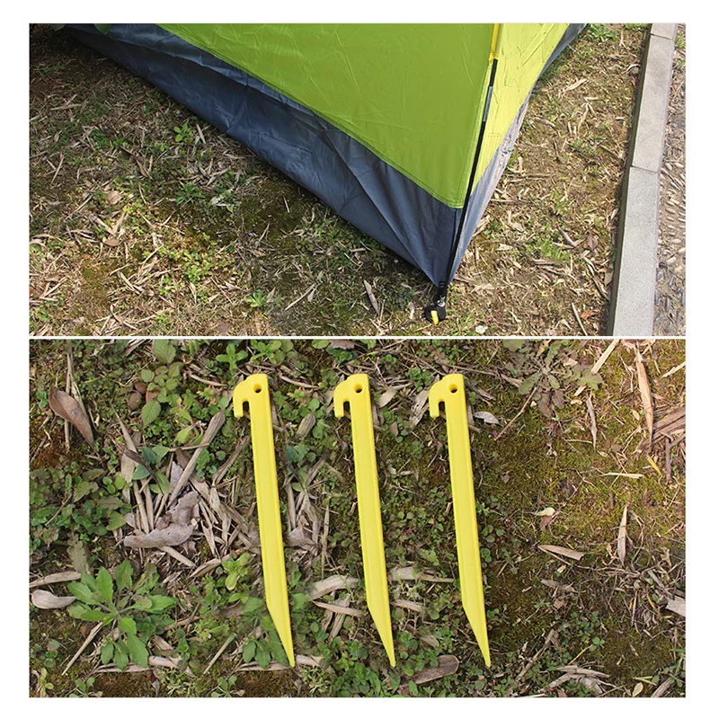 Колышки для палатки кемпинга на открытом воздухе колышки пластиковые из