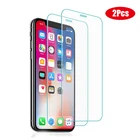 2 шт полное покрытие стекло на iPhone X XS Max XR закаленное стекло для iPhone 7 8 6 6s Plus 5 5S SE 2020 11 Pro защита экрана